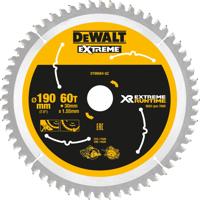 DeWALT Cirkelzaagblad voor Hout | Extreme Runtime | Ø 190mm Asgat 30mm 60T - DT99564-QZ - thumbnail