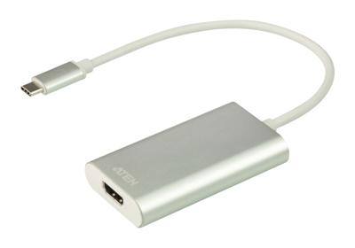 ATEN USB 3.0 Kabel 1x USB 3.1 Gen1 - 1x HDMI Type A Female Zilver/Wit ATEN USB 3.0 Kabel 1x USB 3.1 Gen1 - 1x HDMI Type A Female Zilver/Wit