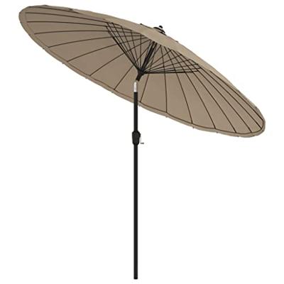 VidaXL Parasol met aluminium paal 250 cm taupe