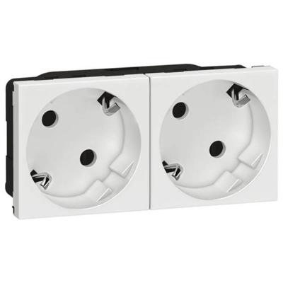 Legrand 077253 Contactdoos Mosaic Wit 1 stuk(s)