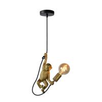 Lucide EXTRAVAGANZA CHIMP - Hanglamp - Ø 17,6 cm - 1xE27 - Zwart - thumbnail