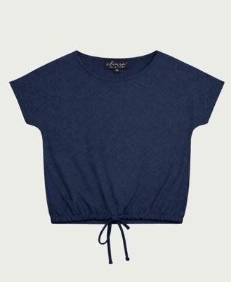 Elvira Casuals Top Artemis E1 26-045 T-shirt Korte Mouw 100 Navy