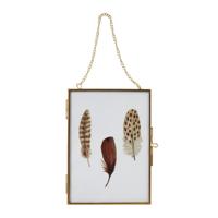 Fotolijst aan ketting - goud - 13x18 cm - thumbnail