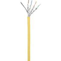 Renkforce RF-5153664 RJ45 Netwerkkabel, patchkabel CAT 6A S/FTP 10.00 m Geel Snagless, Vlambestendig 1 stuk(s) - thumbnail