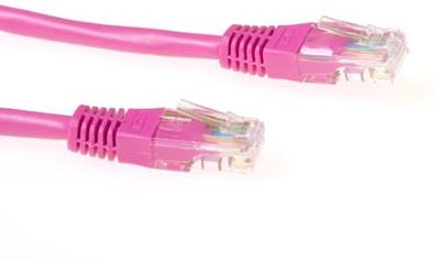 ACT IB1805 U/UTP CAT6 Patchkabel Roze - 5 meter