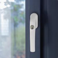 Handgreep - ABUS - FG300 W CL/DFNLI - Dubbele bescherming voor kunststof of aluminium ramen - Getest volgens DIN 18267 - thumbnail