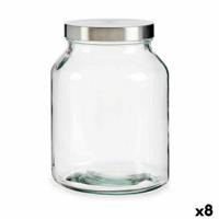 Blik Vivalto Transparant Zilverkleurig Zilver 3 L (8 Stuks) - thumbnail