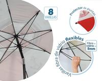 Strandparasol Rood Ø 200 cm SPF50+ Navy - thumbnail