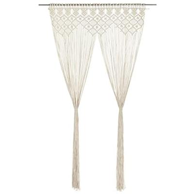 VidaXL Gordijn macramé 140x240 cm katoen VidaXL Gordijn macramé 140x240 cm katoen