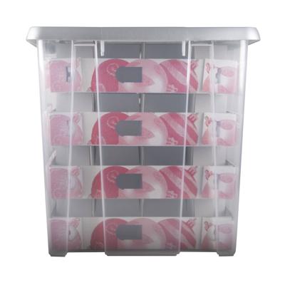 Sunware Nesta Kerstballen Opbergbox 45L 64 Ballen Zilver/Transparant Sunware Nesta Kerstballen Opbergbox 45L 64 Ballen Zilver/Transparant