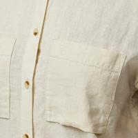 Fjallraven Övik Hemp SS Shirt Dames Chalk White S - thumbnail