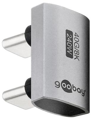 Goobay USB-C adapter | male/male | U vorm | 180 graden adapter - 9550437