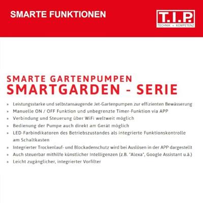 T.I.P. - Technische Industrie Produkte SmartGarden 5000 KF Tuinpomp 5000 l/h 45 m T.I.P. - Technische Industrie Produkte SmartGarden 5000 KF Tuinpomp 5000 l/h 45 m