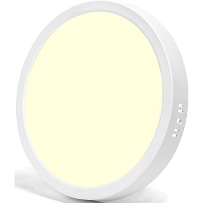 LED Paneel Downlight Rond 24W Warm Wit 3000K Ø30 Opbouw Flikkervrij