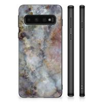 Samsung Galaxy S10 Gripcase Marmer Grijs - thumbnail