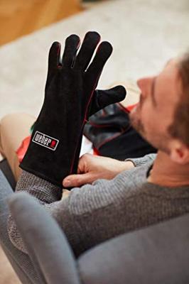 Weber Leren barbecuehandschoenen - thumbnail