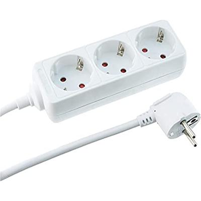 Kopp 128613003 Stekkerdoos 3-voudig Arctisch-wit Randaarde stekker 1 stuk(s)