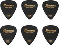 Ibanez PPA14HSGBK Grip Wizard Series Sand Grip plectrumset 6-pack teardrop zwart heavy - thumbnail