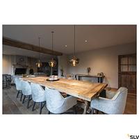 SLV PANTILO CONVEX 29 1003443 Hanglamp E27 40 W Chroom - thumbnail