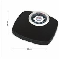 Little Mechanical Pester-Person Balance 8400 Comfort 180, 180 kg / 1 kg, groot scherm, compact, zwart en chroom - thumbnail