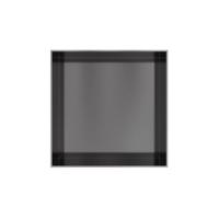 Hotbath &MORE Inbouwnis 30x30x10cm frameless Geborsteld Gunmetal PVD - thumbnail
