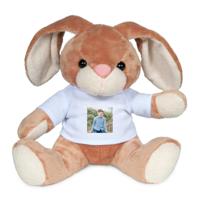 Haas knuffel met foto - thumbnail