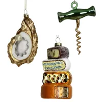 Kerstbal Pakket eten luxe - 3 stuks - thumbnail