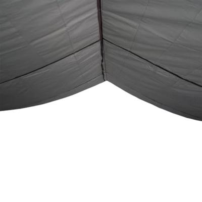 VidaXL Kampeerluifel waterdicht 420x440 cm grijs en oranje