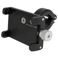 Mirage M-wave smartphone telefoonhouder alu zwart in doosje - thumbnail