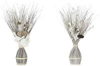 Boeket DKD Home Decor Blommor Kokosvezel (2 pcs) (40 x 40 x 100 cm) - thumbnail