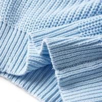 Kindertrui gebreid 116 blauw - thumbnail