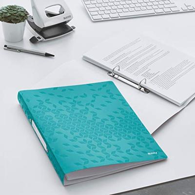 Leitz WOW ringmap, uit PP, ft A4, ijsblauw