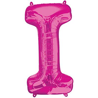 Folieballon Roze Letter &apos;I&apos; Groot