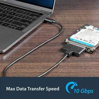 StarTech.com USB 3.1 (10 Gbps) naar SATA adapterkabel voor 2,5 inch schijven - USB-C - thumbnail