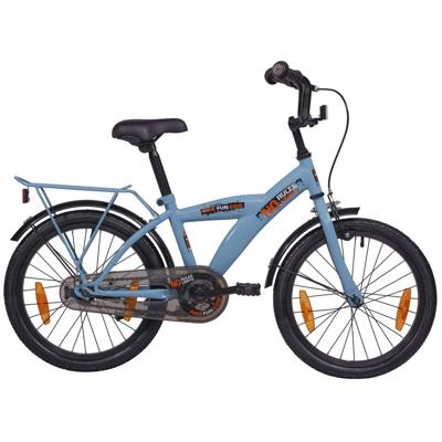 Bikefun Bike fun 18 inch jongensfiets blauw no rules no limit