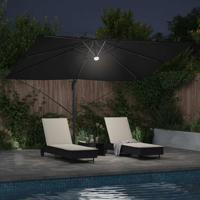 VidaXL Parasol zwart 351 x 250 x 253 cm polyester en aluminium - thumbnail
