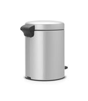 Brabantia pedaalemmer newlcon 5 liter metallic grey - thumbnail