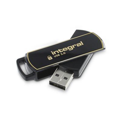 Integral INFD256GB360SEC3.0 USB flash drive 256 GB USB Type-A 3.2 Gen 1 (3.1 Gen 1) Zwart, Goud