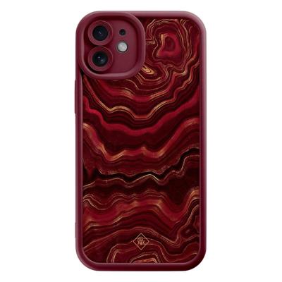 iPhone 12 rode case - Agate rood iPhone 12 rode case - Agate rood