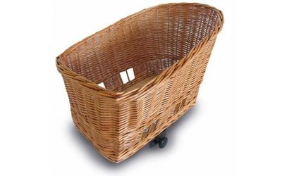 Basil pasja - hondenfietsmand - large - 50 cm - achtermand - natural