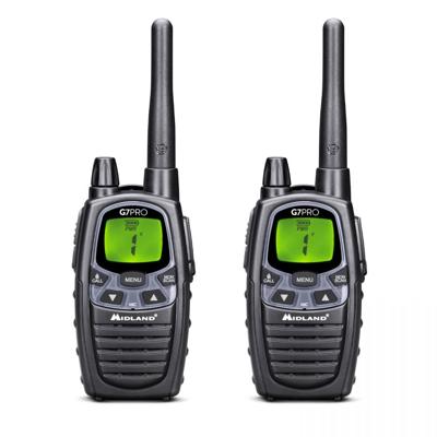 Midland Work Edition Set 2x G7 Pro C1090.18 PMR-portofoon Set van 2 stuks Midland Work Edition Set 2x G7 Pro C1090.18 PMR-portofoon Set van 2 stuks