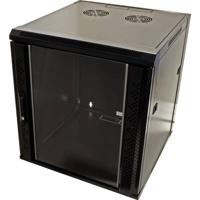 VALUE Wandbehuizing 12 HE (HxBxD) 640x570x600 mm, zwart - thumbnail