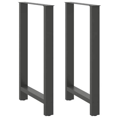 Bartafelpoten 2 st 60x(100-101) cm staal antraciet