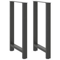 Bartafelpoten 2 st 60x(100-101) cm staal antraciet - thumbnail