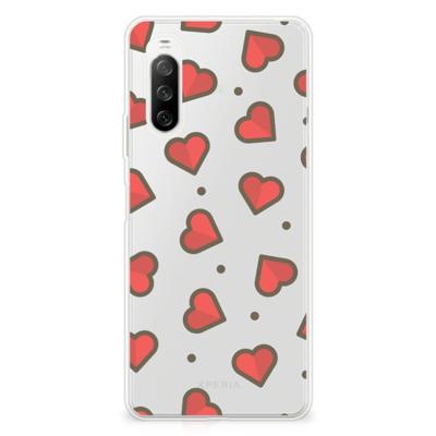 Sony Xperia 10 III | TPU bumper | Hearts