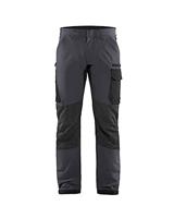 Blåkläder Service werkbroek met 4-weg stretch 14221645 | Medium Grijs/Zwart | Maat 60 - 7330509734780 - thumbnail
