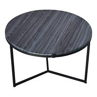 Urban Interiors Bijzettafel 'Loft 42' Marmer, Ø60cm, kleur Zwart - thumbnail