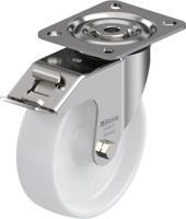 Blickle LX-PO 125G-FI Zwenkwiel met rem Wieldiameter: 125 mm Draagvermogen (max.): 250 kg 1 stuk(s) - thumbnail