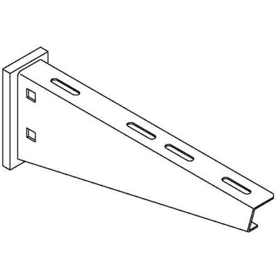 OBO Bettermann 6479665 Wand- en steunbeugel (l x b x h) 410 x 410 x 130 mm Grijs 1 stuk(s)