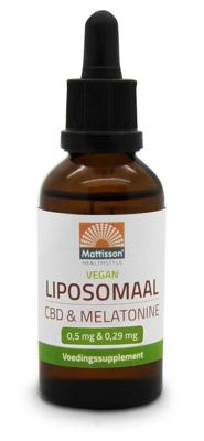 Vegan liposomaal CBD 0.5mg & melatonine 0.29mg 30 Milliliter